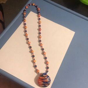 NWOT glass beaded necklace